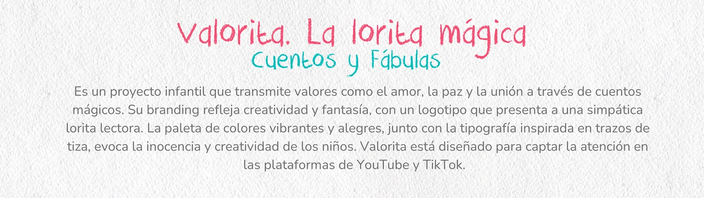 Valorita, la lorita mágica: personaje y canales — imagen 1