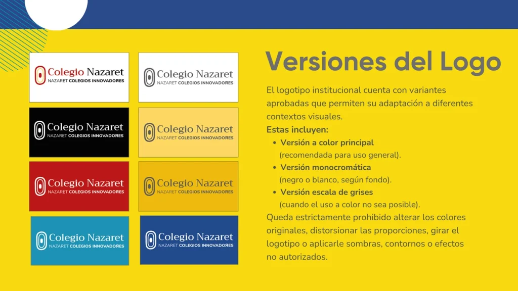Colegio Nazaret: renovación de marca y manual — imagen 7