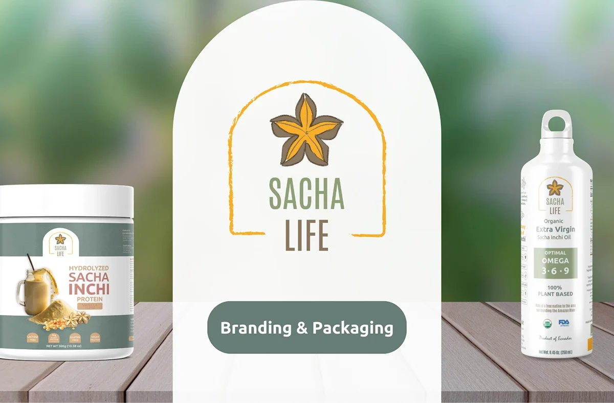 Sacha Life: branding y packaging